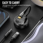 Verilux® USB Type C to 3.5 mm Jack Converter 2 in 1 Type C to 3.5 mm Audio Jack Adapter with PD 60W Fast Charging Cable Compatible with Galaxy S22 S21 Ultra 5G S20 S20+ Plus Note 20, One Plus, Oppo