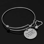 ZIBUYU Best Friends Bracelet Stainless Steel Bracelet BFF Bracelet for Girls Girlfriends Pendent Bracelet Girlfriend Love Sisters Bracelet, Girls Gift Bracelet, Graduation Gifts, 1pc