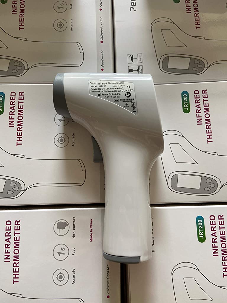 ELEPHANTBOAT  Precision Digital Forehead Infrared Temporal No Touch Thermometer with Fever Indicator for Baby Kids and Adults