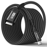 JSAUX® Type C to HDMI Cable 4K@60Hz USB 3.1 Type C to HDMI 2.0 Cord 10ft/3M Nylon Braided Wire Converter for MacBook Pro/Air, iPad Pro, iMac, ChromeBook Pixel Samsung
