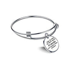 ZIBUYU Best Friends Bracelet Stainless Steel Bracelet BFF Bracelet for Girls Girlfriends Pendent Bracelet Girlfriend Love Sisters Bracelet, Girls Gift Bracelet, Graduation Gifts, 1pc