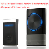HASTHIP Door Bell for Home Electrical Self-Powered Battery Free Wireless Smart Door Bells Waterproof IP44 2 Receiver & 1 Transmitter Ding Dong Bell with Catching Eye Flash Light 45 Ringtones 4 Level Volume