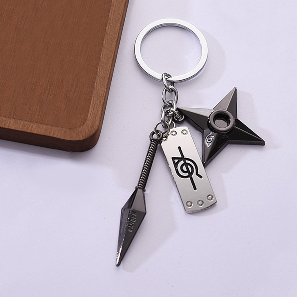 ZIBUYU Keychain Konoha Sign Pendent Keychain Keychain Collection