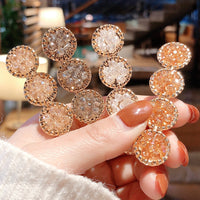 ZIBUYU 4 Pcs Hair Pins for Women and Girls Fashion Crystal Rhinestone Hairpin Non-slip Acrylic Resin Hair Clips Elegant Lady Hairpin Hair Accessories