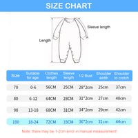 SNOWIE SOFT Baby Jumpsuit for Boys Girls, Toddler Baby Romper Flannel Cartoon Dress Warm Soft Pajamas for Kids Party Cartoon Stitch Jumpsuit for Girls Boys (18-27 Month)