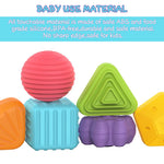 PATPAT  Sensory Toys for Kids,Sensory Development Block Toy Colorful Shapes Montessori Toys for Toddler Soothing Toy Kids Interactive Toy Early Educational Toys for 6-12-18 Months Baby Gift