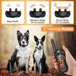 Qpets Dog Training Collar,Remote Control Within 600 Meters,3 Training Modes, Beep,Vibration,Pulse for Training Behavior Command for Doberman Pinscher, German Shepherd, IPX7 Waterproof