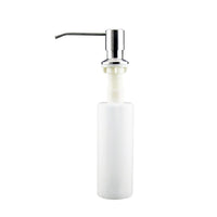 ZIBUYU Soap Dispenser for Kitchen Sink Built-in Countertop with 350ml Bottle Connects Directly