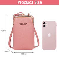 PALAY Sling Bags for Women Stylish Phone Pouch with Back Touch Screen Cell Phone Bag PU Leather Crossbody Bags Women Purse Wallet