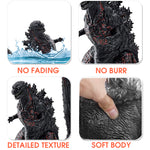 PATPAT GodZilla Toys 6.7'' PVC, King of Monster Model Collection Burning GodZilla Action Figures Soft Touch Vinyl PVC Monster Toy Dinosaur Toys for Kids Birthday Christmas Gifts for Boys Girls