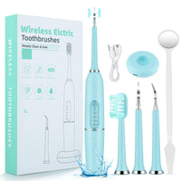 HANNEA Teeth Whitening Products Ultrasonic Tooth Care and Cleaner Kit Professional Stainless Steel Teeth Cleaning Kit Teeth Stain Remover for Teeth Improving