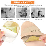 PALAY 3 Pairs Ball of Foot Cushion for High Heels Sandles, Leather Latex Non-Slip Forefoot Pads Comfortable Metatarsal Pads, Sweat Absorption Self Adhensive Toe Cushion for Foot Pain Relief