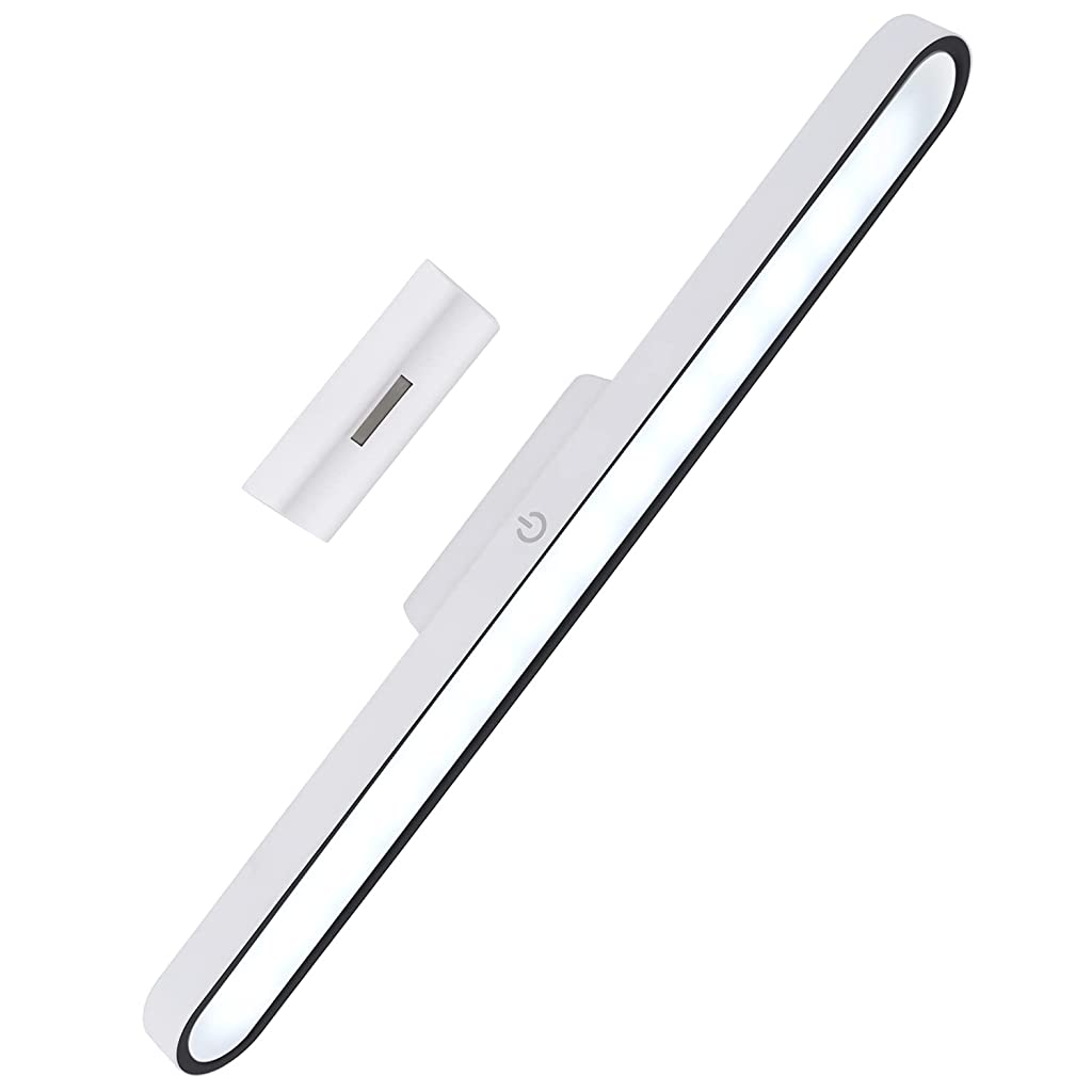 ELEPHANTBOAT 2000mAh Table Lamp for Study Led Light, Cabinet Lights with Magnet, Eye-protection Study Light, 3 Color LED Light, Touch Button Control Desk Lamp for Wardrobe, Closet