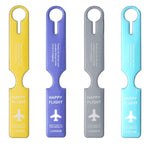 PALAY 4 Pcs Luggage Tags PVC Luggage Labels for Suitcases with Name Address Phone Number Labels Travel Tag for Baggage Identity ID Labels