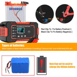 STHIRA Car Battery Charger, Smart Car Battery Charger 12V 6A Automatic, LCD 12V Pulse Repair Battery Charger, Battery Maintainer, Multi Protection Mechanism,Temperature Monitoring
