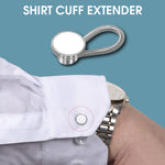 SANNIDHI 12 Pcs Shirt Collar Extender Stretch Metal Neck Button Extender for Mens Dress Shirt, Cuff, Pants, Collar Extension Button Expander Set