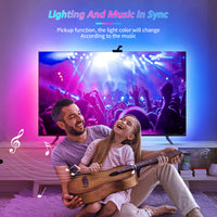 ELEPHANTBOAT RGBIC Led Strip Lights with Remote 10M/32.8Ft Led Strips for Home Decoration WiFi App Control Smart RGB Led Strip Work with Alexa and Google Assistant Music Sync for TV Gaming Room Party