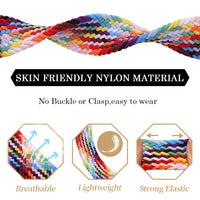 ZORBES for Apple?Watch?Band, Pack of 2 Braided Solo Loop Watch Strap Compatible with Apple Watch Straps 45mm 44mm 42mm, Breathable Elastic Nylon Straps for iWatch Series Ultra 8 7 6 5 4 3 2 SE