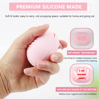 MAYCREATE Beauty Blender Sponge Holder Silicone Makeup Sponge Drying Stand Make Up Sponge Blender Storage Rack Carrying Case for Travel (Pink)