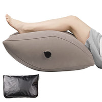 HANNEA  Leg Elevation Pillow, Inflatable Wedge Pillows for Sleeping, Wedge Leg Positioner Pillow Wedge Pillow for Back Support Leg Swelling Wedge Leg Pillow with Pump Bag
