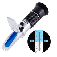 ZORBES Refractometer for Wine Beer Brewing with ATC and Dual Scale of Brix 0-40% and Alcohol 0-25% vol, Refractometer for Measuring Sugar Content in Grape Juice & Predicting Wine Alcohol Degree