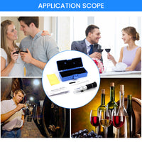 ZORBES Refractometer for Wine Beer Brewing with ATC and Dual Scale of Brix 0-40% and Alcohol 0-25% vol, Refractometer for Measuring Sugar Content in Grape Juice & Predicting Wine Alcohol Degree