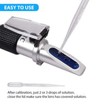 Serplex 3-in-1 Honey Refractometer for Honey Moisture, Brix and Baume, 58-90% Range, Honey Moisture Tester with ATC for Sugar Content Measurement, Ideal for Honey, Sugar Syrup, Fruit jam & Molasses