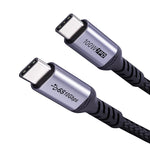 ZORBES Type C to Type C Cable 100W 6.5Ft Fast Charging USB C Cable USB 3.1 Gen 2 10Gbps Data Transfer Supports 4K HD Video Output Thunderbolt 3 Compatible with MacBook Pro/Air, Hub, USB C Devices
