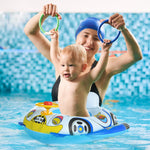 Proberos Swimming Tube for Kids Under 12kg, Baby Swimming Tube, Inflatable PVC Float Seat Toy for Swimming Pool, Safe Anti-flip Over Pool Float Seat