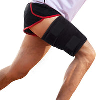 ZIBUYU Compression Thigh Support Breathable Thigh Brace for Exercise Non-Slip Thigh Support, Compression Sleeve Support for Quadriceps, Thigh Support for Men, Muscle Strain Prevention