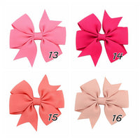 SNOWIE SOFT  20 Pcs Hair Bows for Kids Girls 3 Inch Grosgrain Ribbon Baby Girls Bow Hair Clips Alligator Hair Barrettes Hair Accessories for Infants Toddlers Kids Teens