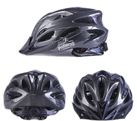Proberos  Bicycle Cycling Helmet with Adjustable Lightweight Mountain Bike Racing Helmet for Men and Women (Black)