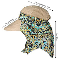 ZORBES Women's Cotton Foldable Cap (ab_Khaki_Free Size)