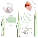 MAYCREATE 3Pcs Ear Cleaner Kit With Metal Storage Box, Earwax Spoon Digger & Tweezers, LED Light Ear Picking Tools Kit for Adults and Kids Ears Cleaning(Batteries Included)