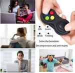 PATPAT  Fidget Pad with 8-Fidget Functions 2nd Generation Fidget Toy Controller Stress Reducer Hand Shank Fidget Cube Perfect for Release and Anxiety Stress Relief Pop it Fidget Toys for Kids