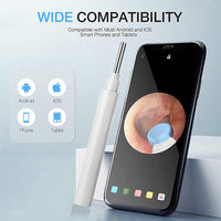 Verilux  WiFi Wireless Otoscope Ear Wax Remover Tool kit,1080P HD Endoscope Camera with 3.9mm Lens Visual 6 LED Lights for Kids, Adults,Pet,iPhone,Android Phone and Tablet