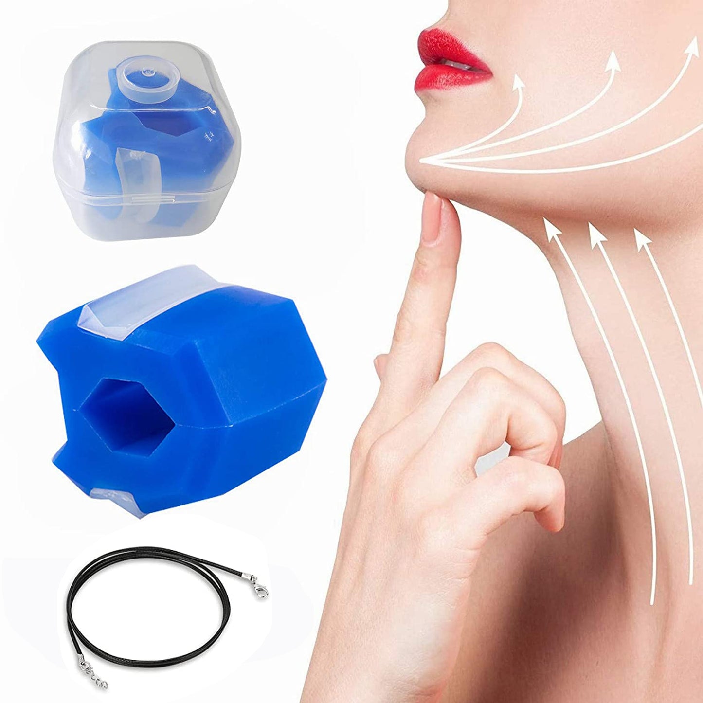 MAYCREATE  Jawline Exerciser for Men Women, Men SexyTools for Sex,Double Chin Reducer & Jaw Workout to Jaw, Jaw Lift, Face Shaper for Women Jawliner