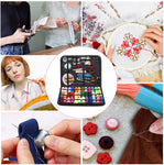 HASTHIP  183PCS Handy Sewing Kit Bundle with with 38 XL Thread, All-in-One Portable Sewing Kit with Scissors Thread Needles Tape Measure Carrying Case and Accessories