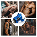 MAYCREATE  Rotary Tattoo Machine for Tattoo Artists Liner Shader Tattoo Motor Supply (Blue)