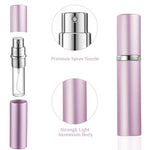 MAYCREATE 2pcs 5ml Perfume Sparyer Bottle Perfume Atomizer Bottle Traveling Portable Lotion Dispensor Scent with Pump