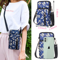 PALAY Crossbody Phone Bags For Women Multifunctional Mobile Pouch 3 Layers Small Sling Bags For Girls Latest Crossbody Travel Cell Phone Purses Sport Pouch Shoulder Bag