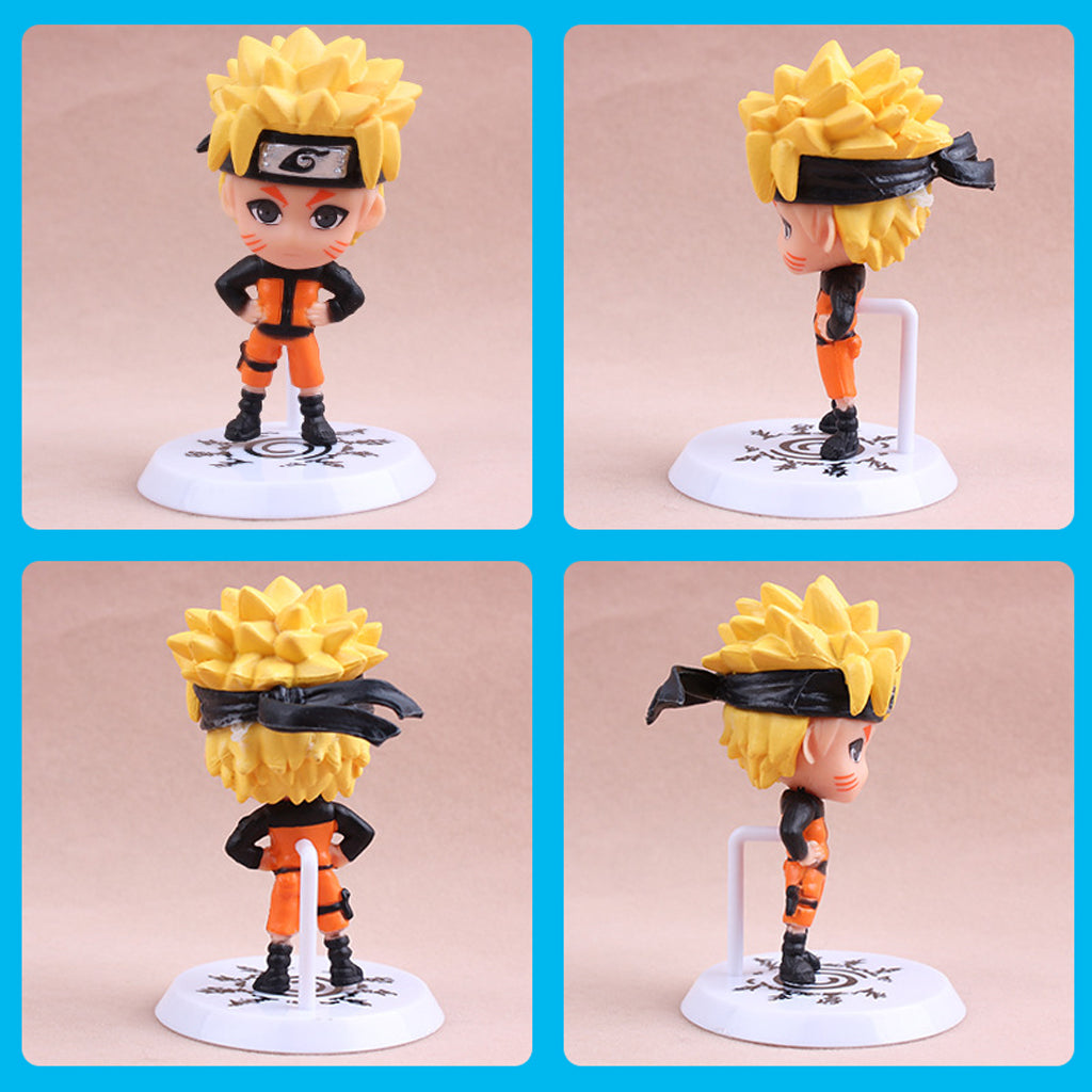 Supvox  Naruto Action Figures, Anime Naruto Action Figures Set PVC Action Figures Cake Decorating Items Gifts for Girls Boys (Naruto)