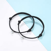 SANNIDHI Couple Bracelets Romantic Magnetic Gift Wrist Braided Rope Bracelet For Men Women Couple Lovers Boyfriend Girlfriend Gift