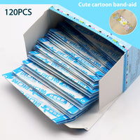 HANNEA 120 Pcs Mini Children's Breathable Band Aid Waterproof Cartoon Band-Aid Cute Korean Styleok Stretch Hemostatic Sticker