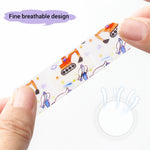 HANNEA 120 Pcs Mini Children's Breathable Band Aid Waterproof Cartoon Band-Aid Cute Korean Styleok Stretch Hemostatic Sticker