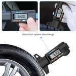 STHIRA  Car 0-25.4mm Digital Tyre Tire Tread Depth Tester Gauge Meter Measurer Tool Caliper LCD Display Tpms Tire Monitoring System Metal Probe