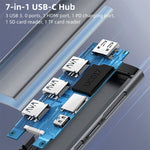 Verilux 7-in-1 USB C Hub, 3 USB 3.0 Ports,4K USB C to HDMI Port USB C Adapter 100W Power Delivery Charging Port