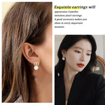 SANNIDHI Colorful Fashion Earrings for Women -Vintage Cut-out Fan-shaped Design,Suit for Party Gift (DO Lette)