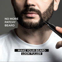 MAYCREATE  Beard Pencil Filler for Men with Bristle Beard Brush Natural Enhancer to Fill, Barber Pencil Mustache Kit for Men Beard, Moustache, Eyebrows