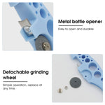 HASTHIP Ampule Cutter with Replaceable Grinding Wheel, Ampoule Cutter for Doctors, Glass Bottle Cutter, Ampule Breaker, Suitable for Home Daily or Medical Use, Cut The Ampoule